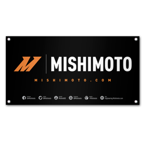 Mishimoto Promotional Item | Promotional Medium Vinyl Banner 33.75x65 inches | MMPROMO-BANNER-15MD
