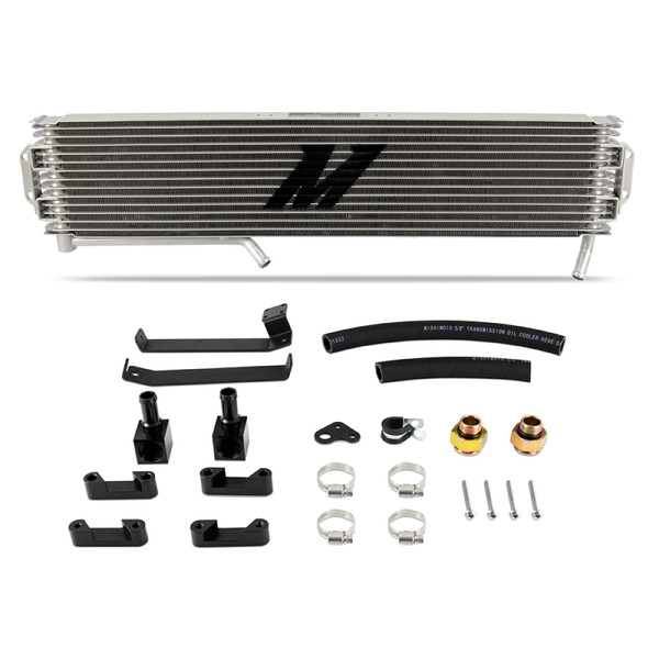 Mishimoto Transmission Cooler, Silver | 2015-2016 GM 6.6L Duramax (LML) | MMTC-DMAX-15SL