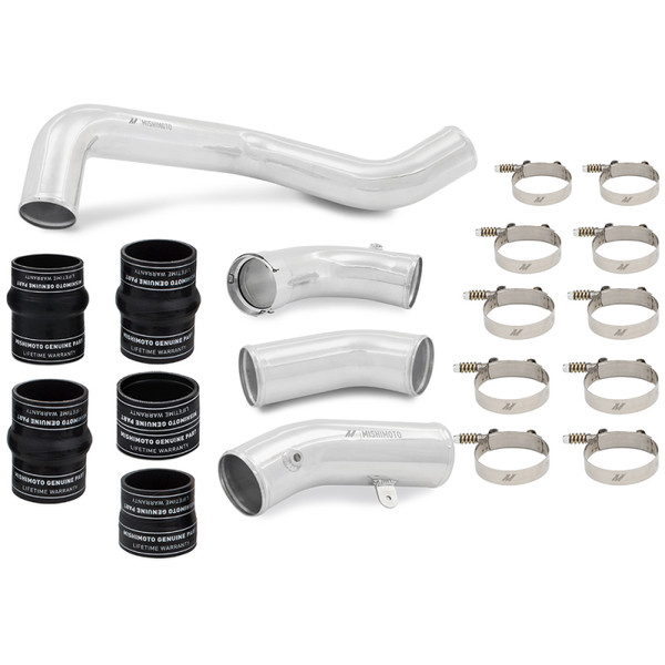 Mishimoto Boot Kit, Polished | 2017-2019 GM 6.6L L5P | MMICP-DMAX-17KP