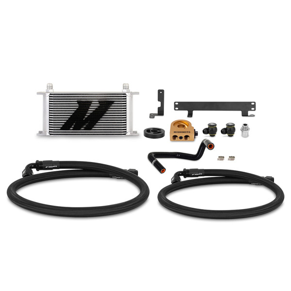 Mishimoto Oil Cooler, Silver | 2022-2026 Subaru WRX Thermostatic | MMOC-WRX-22TSL