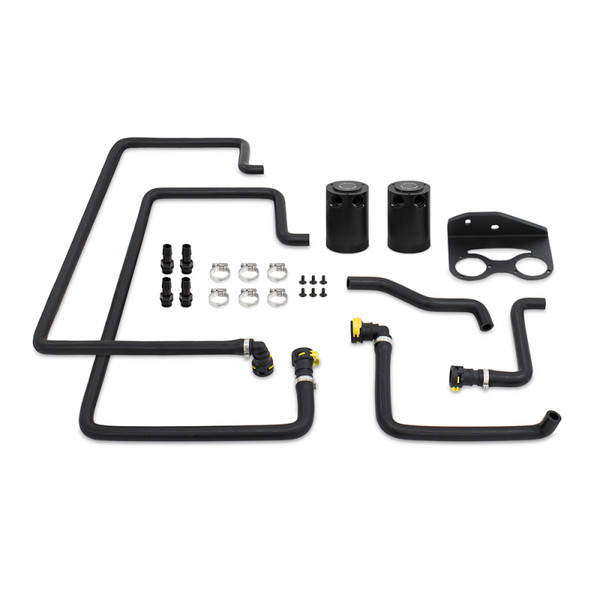 Mishimoto Catch Can / Oil Separator | 2018-2026 Ford F-150 2.7L EcoBoost Baffled Oil - Clear | MMBCC-F27T-18SBE
