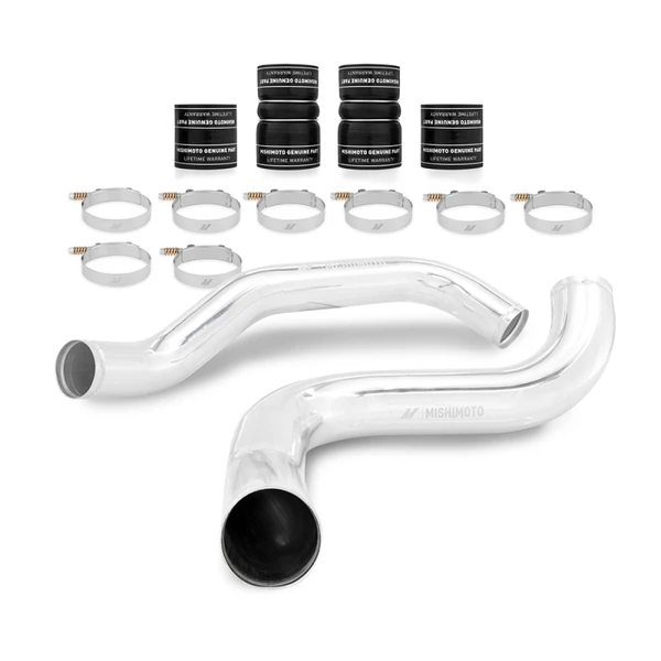 Mishimoto Boot Kit, Polished | 1999-2003 Ford 7.3L Powerstroke PSD Pipe/ | MMICP-F2D-99KP