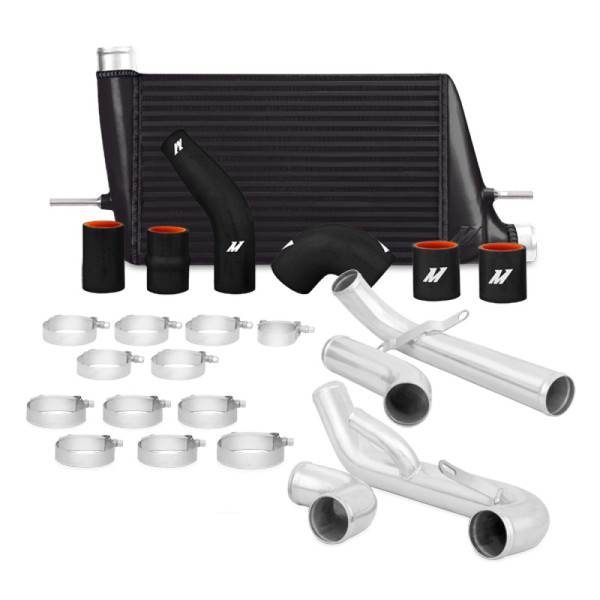 Mishimoto 2008-2015  Mitsubishi Evo X Front-Mount Intercooler Kit - Black