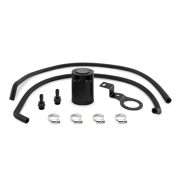 Mishimoto Catch Can / Oil Separator, Black | 2015-2016 Subaru WRX PVC Side Baffled Oil | MMBCC-WRX-15PBE