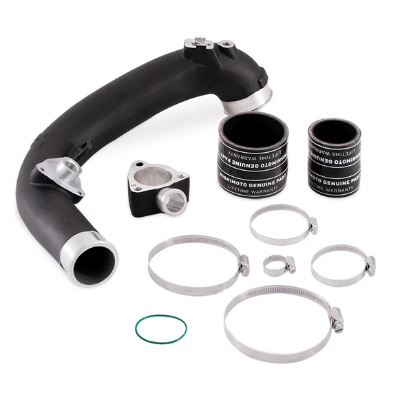 Mishimoto Intercooler | 2018-2026 Jeep Wrangler JL 2.0L Performance Pipe | MMICP-JLH-18WBK