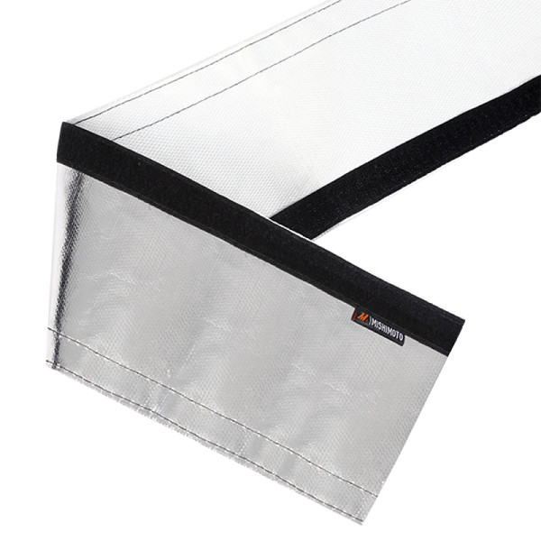 Mishimoto Heat Protection, Silver | Heat Shielding Sleeve 1 Inch x 36 Inches | MMHP-HSS-136SL