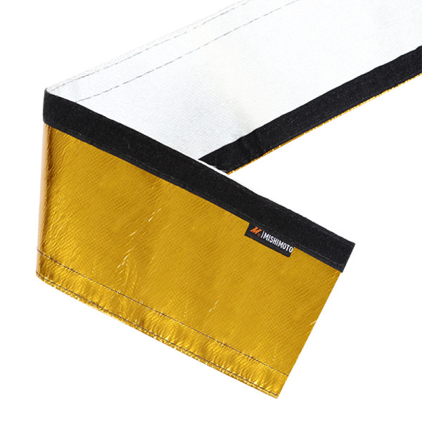Mishimoto Heat Protection, Gold | Heat Shielding Sleeve 1/2 inch x 36 inches | MMHP-HSS-1236GD