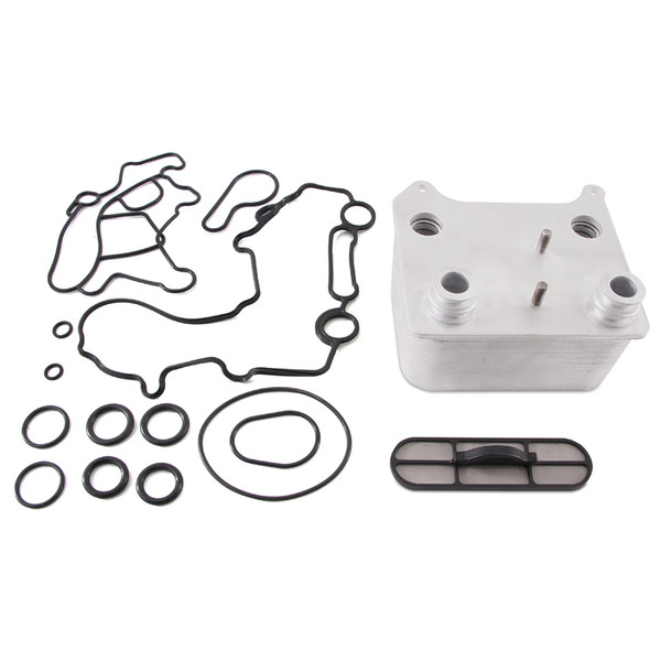 Mishimoto Oil Cooler | 2003-2007 Ford 6.0L Powerstroke Replacement | MMOC-F2D-03