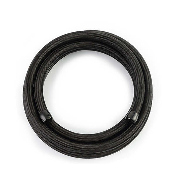 Mishimoto Braided Hose, Black | 15Ft w/ -4AN | MMSBH-04180-CB