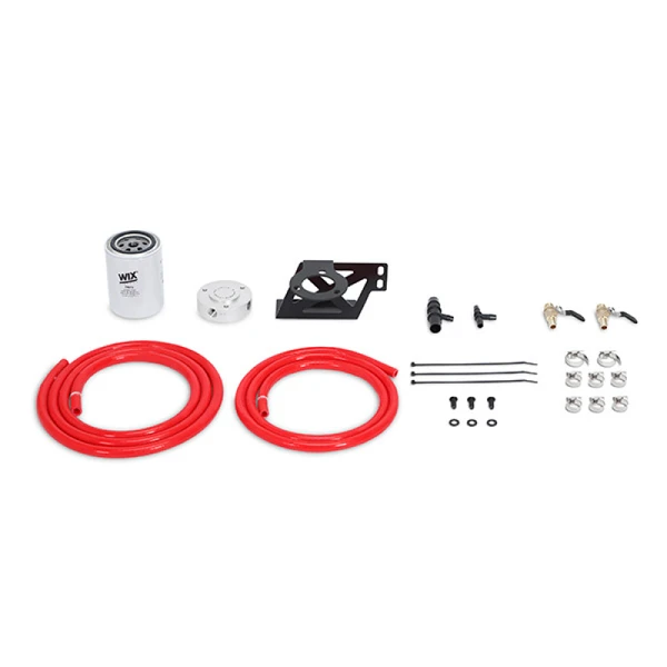 Mishimoto Coolant Filtration Kit, Red | 2008-2010 Ford 6.4L Powerstroke Coolant Filtration | MMCFK-F2D-08RD