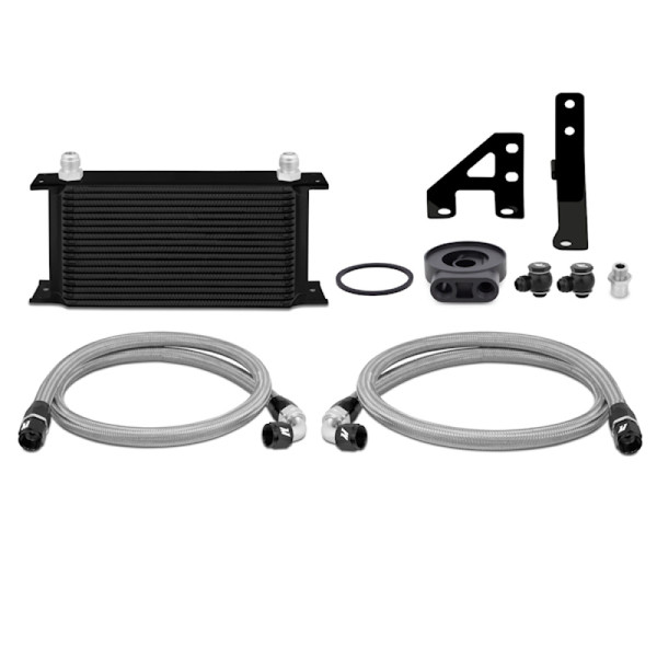 Mishimoto Oil Cooler, Black | 2015-2021 Subaru WRX | MMOC-WRX-15BK