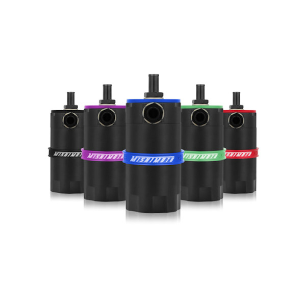 Mishimoto Catch Can / Oil Separator, Purple | Universal Baffled Oil | MMBCC-UNI-PR