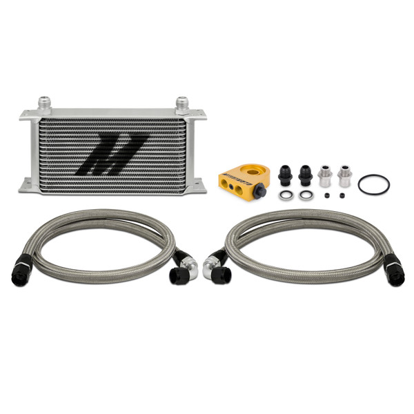 Mishimoto Oil Cooler | Universal 19 Row Thermostatic | MMOC-ULT