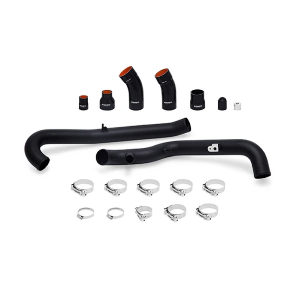 Mishimoto Intercooler, Wrinkle Black | 2014-2019 Ford Fiesta ST Pipe | MMICP-FIST-14WBK