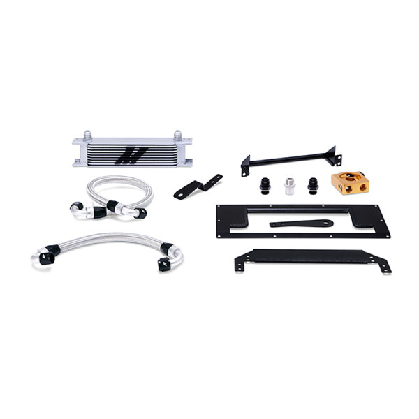 Mishimoto Oil Cooler, Silver | 1999-2005 Mazda Miata Thermostatic | MMOC-MIA-99T