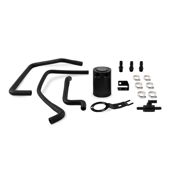 Mishimoto Catch Can / Oil Separator, Black | 2016-2026 Mazda Miata Baffled Oil | MMBCC-MIA-16PBE