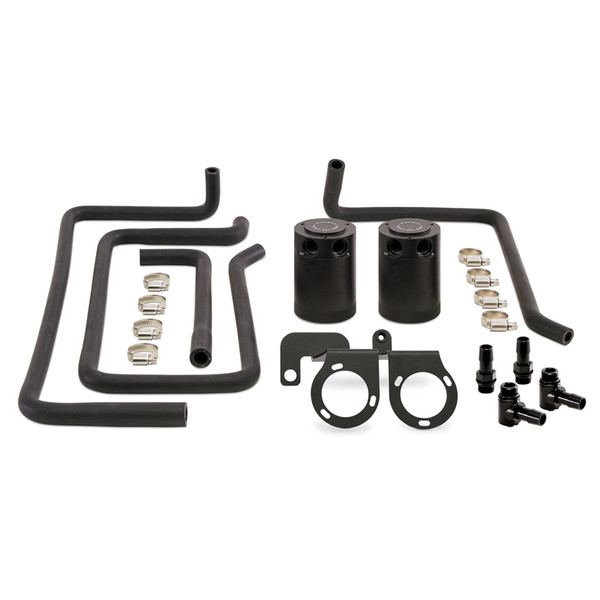 Mishimoto Catch Can / Oil Separator, Black | 2009-2020 Nissan 370Z Direct Fit Baffled Oil | MMBCC-370Z-09PBE