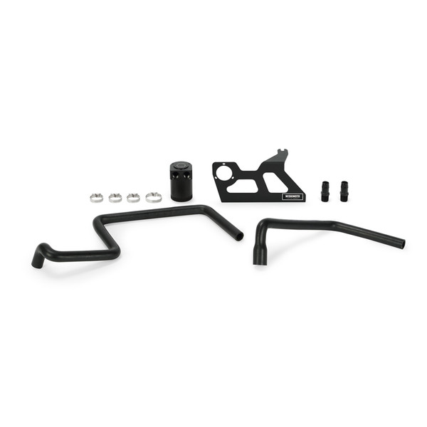 Mishimoto Catch Can / Oil Separator, Black | 2007-2011 Jeep Wrangler JK Baffled Oil | MMBCC-WR6-07PBE2