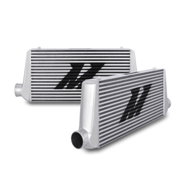 Mishimoto Intercooler, Silver | Universal R Line Overall Size: 31x12x4 Core Size: 24x12x4 Inlet / Outle | MMINT-UR