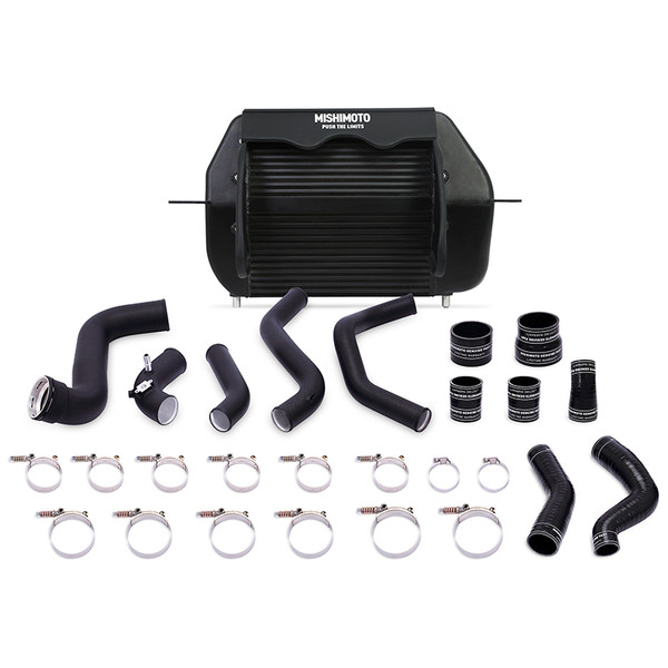 Mishimoto Intercooler, Black | 2011-2014 Ford F-150 EcoBoost w/ Pipes | MMINT-F150-11KBBK