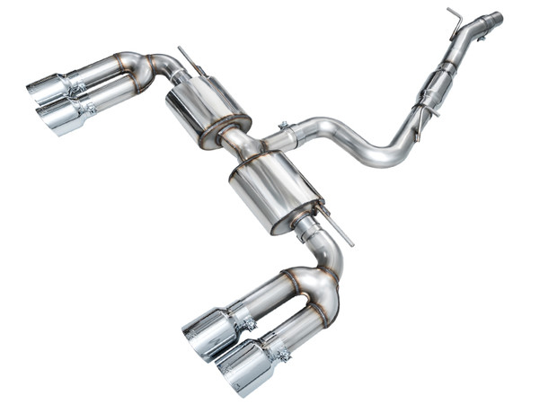 AWE Tuning 2022-2026 Audi 8Y S3 Touring Edition Exhaust | Chrome Silver Tips | 3015-42897