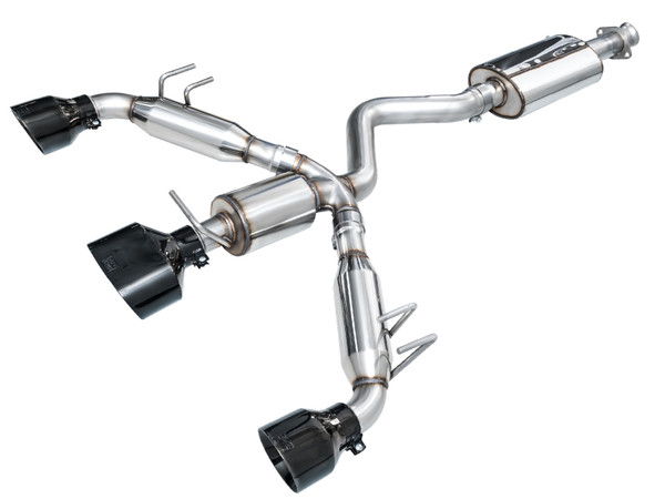AWE Tuning 2023-2025 Toyota GR Corolla Touring Edition Exhaust - Diamond Black Tips