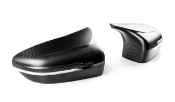Akrapovic 2018-2023 BMW M5 (F90) / 2020 BMW M8 (F91/F92) Carbon Fiber Mirror Cap Set - Matte