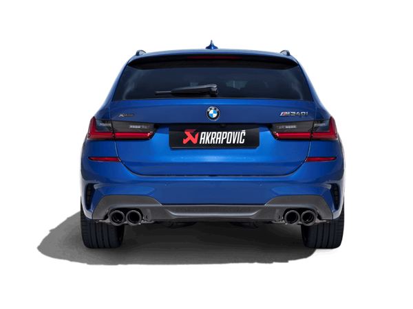 Akrapovic 2020-2025 BMW M340i (G20, G21) Slip-On Line (Titanium) (Requires BMW Part #18308686640)