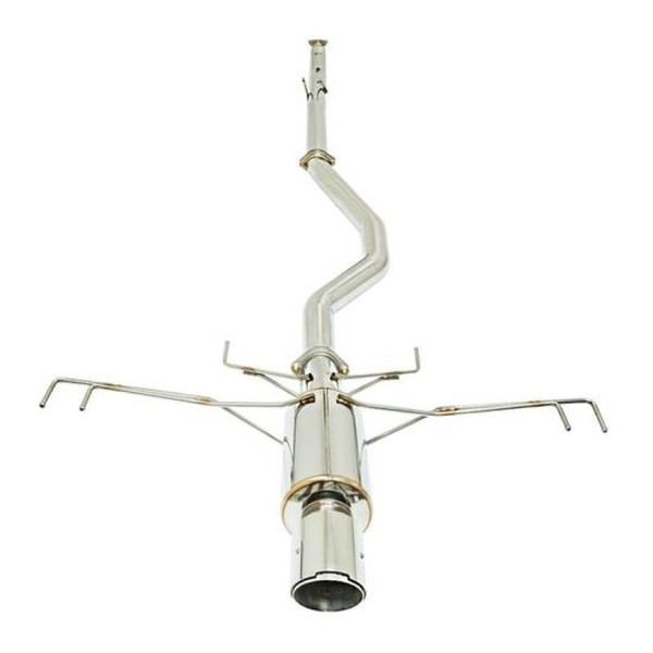 Remark 2017-2021 Honda Civic Type R Non Resonated Cat-Back Exhaust Spec I w/Single Carbon Fiber Tip Cover