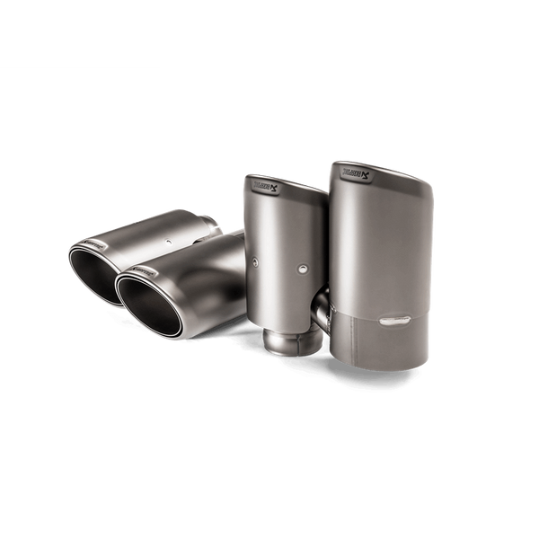 Akrapovic 2019-2022 Porsche Cayenne V6 (536) Tail Pipe Set (Titanium)