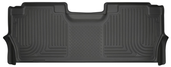 Husky Liners WeatherBeater Rear Floor Liners, Black for 2021-2023 Ford F-150 CC SC / 2017 Ford SD CC - Part #14401