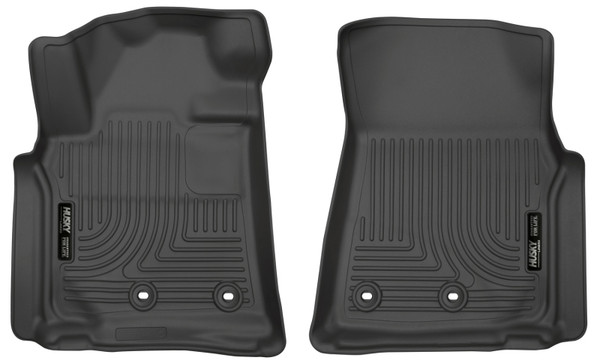 Husky Liners WeatherBeater Front Floor Liners, Black for 2013-2016 Lexus LX570 / 2013-2016 Toyota Land Cruiser - Part #13091
