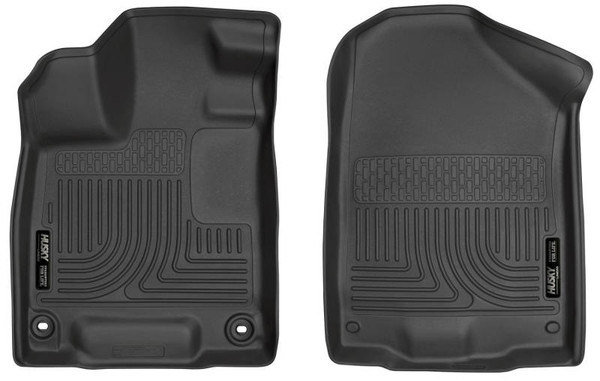 Husky Liners WeatherBeater Front Floor Liners, Black for 2016-2022 Honda Pilot - Part #18411