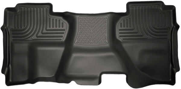 Husky Liners WeatherBeater 2nd Row Seating Floor Liners, Black for 2014-2018 Chevrolet Silverado / GMC Sierra 1500 - Part #19241
