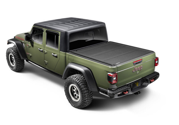 BAK Industries Hard Folding Tonneau Cover, Aluminum Panels - TS (T-Slot System) 2023-2026 GMC Canyon/Chevy Colorado 5.2ft. Bed - 449146TS
