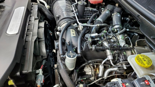 Shop the J&L 3.0 Oil Separator 3098D-C for 2025-2026 RAM 1500 3.0L and 2022–2025 Jeep Wagoneer/Grand Wagoneer. Clear satin billet construction, 3oz capacity, OEM-style fittings, and lifetime warranty.