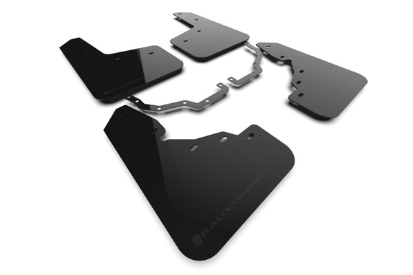 Rally Armor 2024-2025 Toyota Land Cruiser Black UR Mud Flap Metallic Black Logo