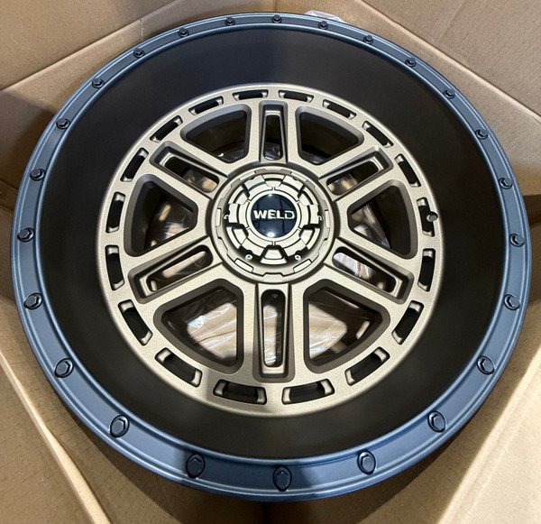Weld Off-Road 22X12 Crux 5X127 / 5X139.7 | ET-44 | BS4.75 Satin Bronze / Satin Black 87.1 Wheel  | Wrangler JK JL | Gladiator JT | 1994-2019 Ram 1500 (Classic) | Jeep CJ | 1966-1996 Bronco | W12022057475
