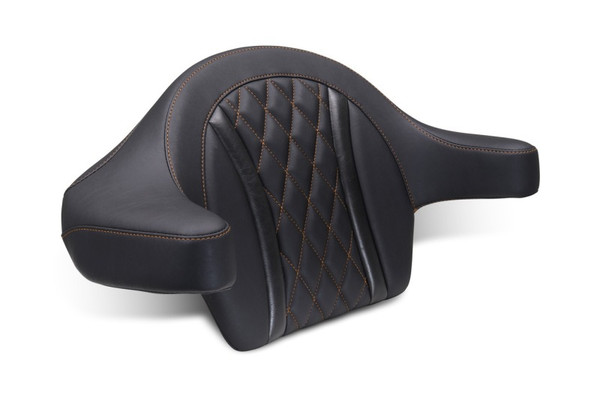 Mustang 2023-2025 Harley Davidson CVO Road Glide (ST) Deluxe Diamond Ext Arm Wrap-around Backrest Black mmp88430MO