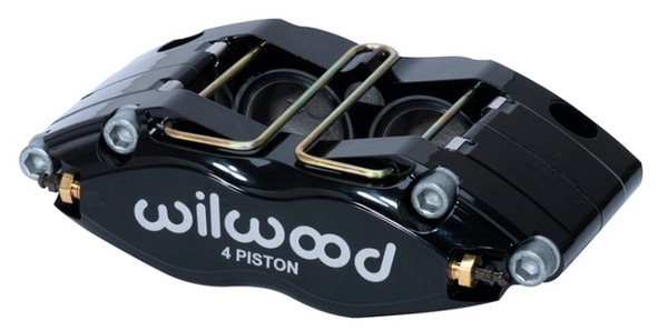Wilwood Caliper- DPR-DS - Black 1.25in Piston .38/.500in Rotor - Dust Seal - wil120-14698-BK