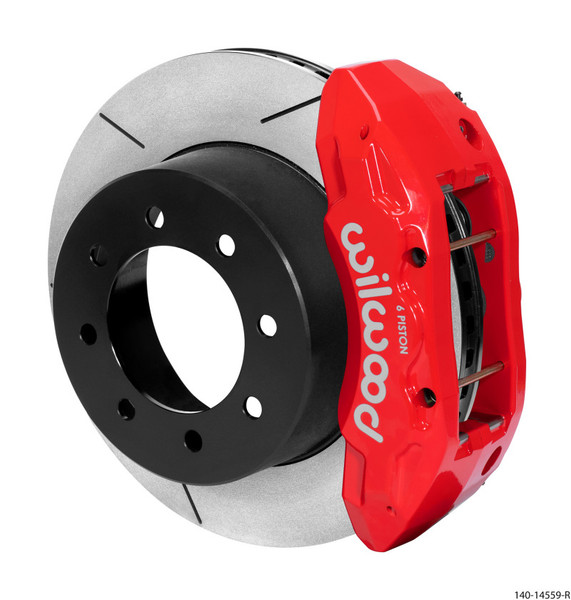Wilwood TX6R Rear Kit 15.50in Red 13-17 Ford F-250/F-350 - 4WD - wil140-14559-R