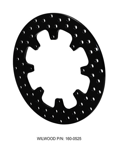 Wilwood Rotor-Steel-Sprint/Mod-Drilled 12.00 x .350 - 8 on 7.00in - wil160-0525