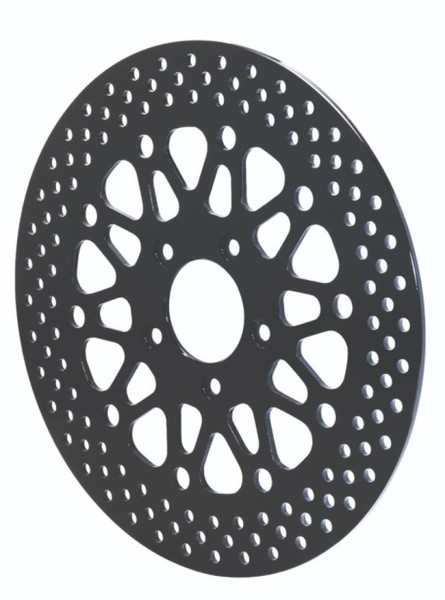 Wilwood Rotor-Rear-Harley-Davidson Motorcycle 2000-07 Black Finish 11.50 x .196 - 5 on 3.25in - wil160-10665-BK