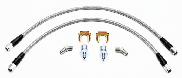 Wilwood Flexline Kit Front 2005-Current C6 Corvette w/ SL4 SL6 or W4/6A Caliper - wil220-9100