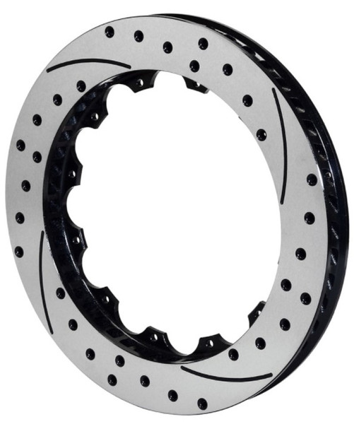 Wilwood Rotor-SRP48 SPC-37-RH-BLK-Drill 13.06 x 1.25 - 12 on 8.75in - wil160-7798-BK