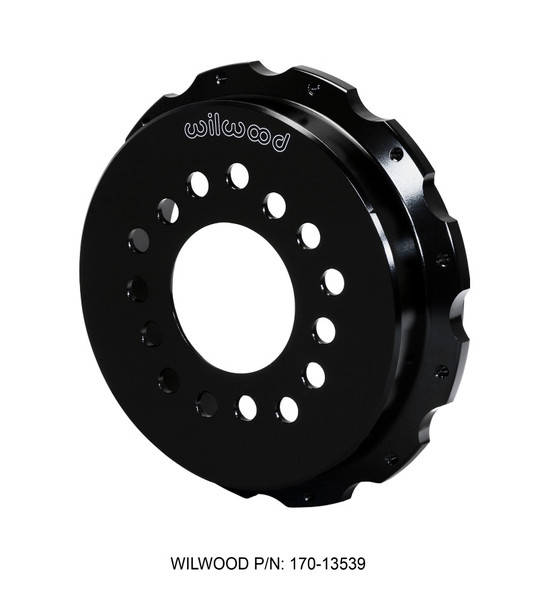 Wilwood Hat-Park Brake 1.54in Offset - Aluminum Multi-5 Lug - 12 on 8.75in - wil170-13539