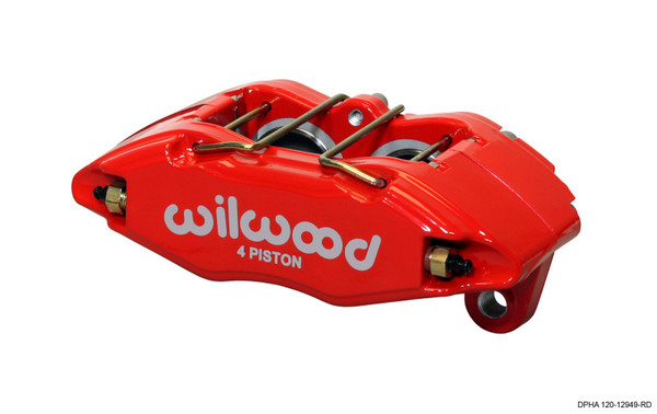 Wilwood Caliper-Dynapro Honda/Acura - Red 1.62in Pistons .83in Disc - wil120-12949-RD