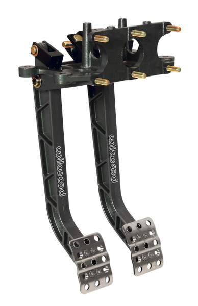 Wilwood Adjustable Dual Pedal - Brake / Clutch - Rev. Swing Mount - 6.25:1 - wil340-11299