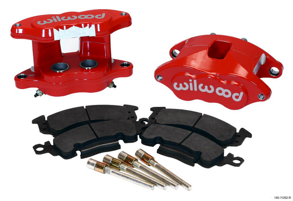 Wilwood D52 Rear Caliper Kit - Red 1.25 / 1.25in Piston 1.28in Rotor - wil140-11292-R