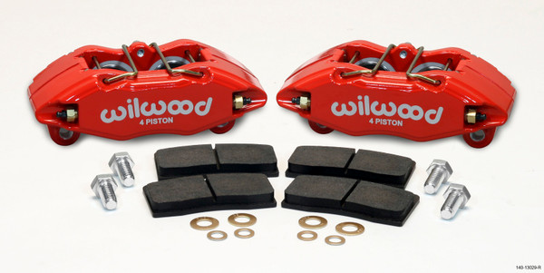 Wilwood DPHA Front Caliper & Pad Kit Red Honda / Acura w/ 262mm OE Rotor - wil140-13029-R